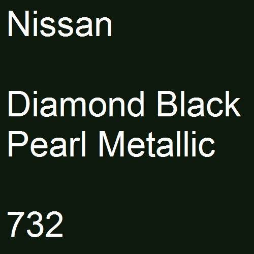 Nissan, Diamond Black Pearl Metallic, 732.